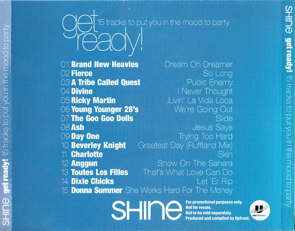 Various : Get Ready! (15 Tracks To Put You In The Mood To Party) (CD, Comp, Promo)