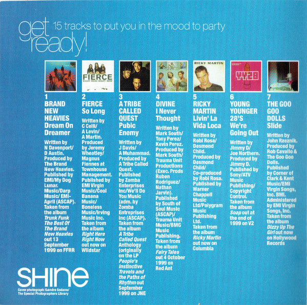 Various : Get Ready! (15 Tracks To Put You In The Mood To Party) (CD, Comp, Promo)