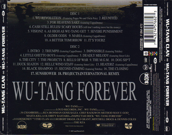 Wu-Tang Clan : Wu-Tang Forever (CD, Enh + CD + Album, O-c)