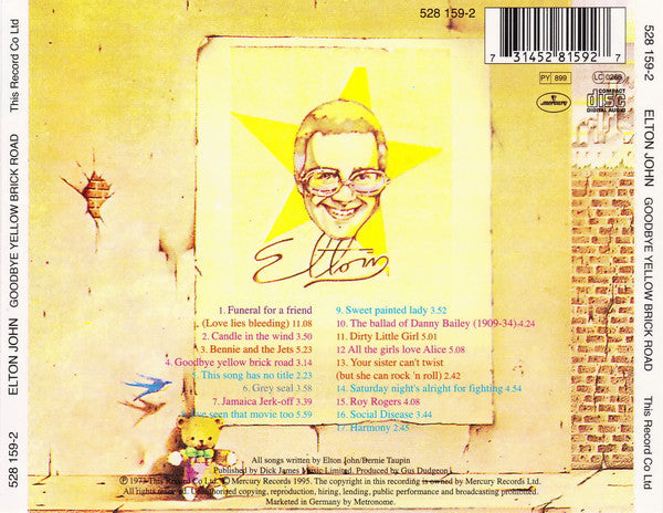 Elton John : Goodbye Yellow Brick Road (CD, Album, RE, RM, Uni)