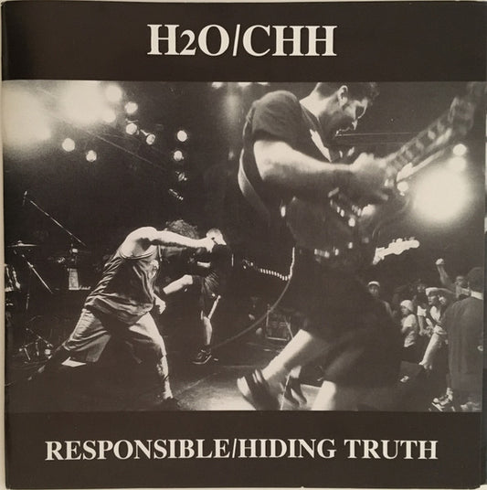H2O (7) / Coke Head Hipsters : Responsible / Hiding Truth (2x7", Ltd, Num, blu)