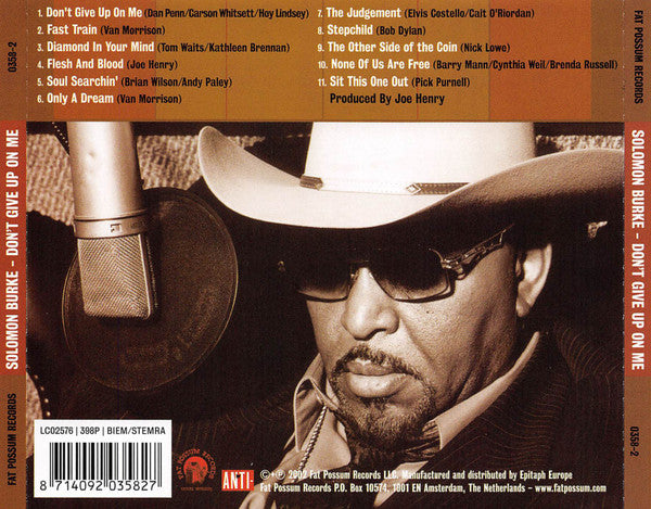 Solomon Burke : Don't Give Up On Me (CD, Album, Son)