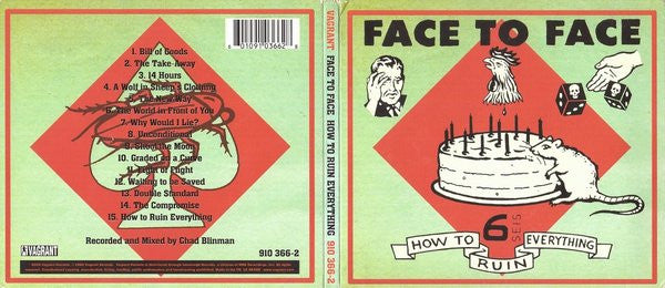 Face To Face : How To Ruin Everything (CD, Album, Dig)