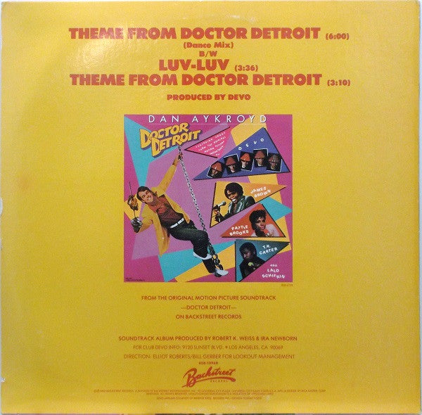 Devo : Theme From Doctor Detroit (12")