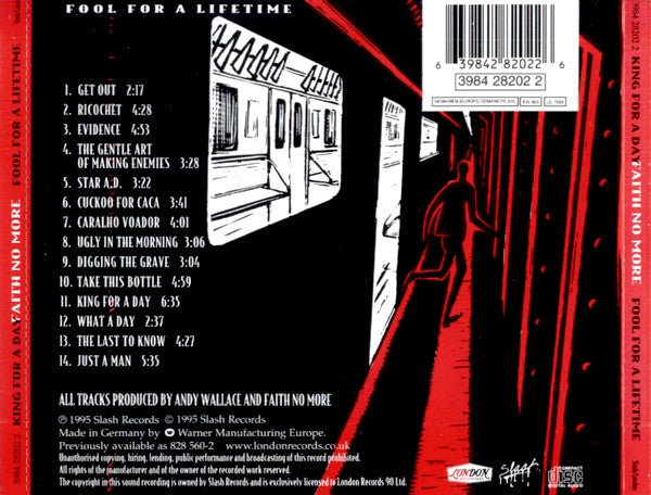 Faith No More : King For A Day Fool For A Lifetime (CD, Album, RE)
