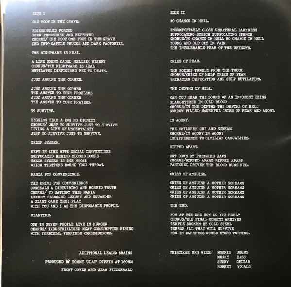 Thisclose (2) : One Foot In The Grave (LP, Album)