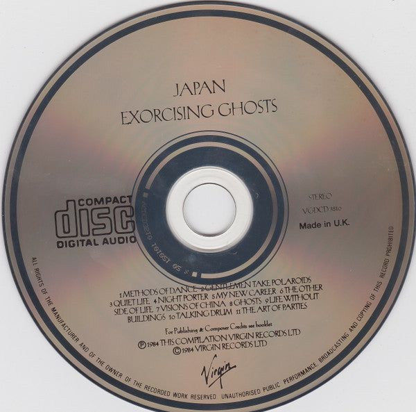 Japan : Exorcising Ghosts (CD, Comp, RE, RP, PDO)