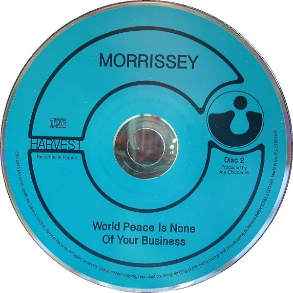 Morrissey : World Peace Is None Of Your Business (2xCD, Album, Dlx)