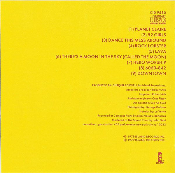 The B-52's : The B-52's (CD, Album, RE)