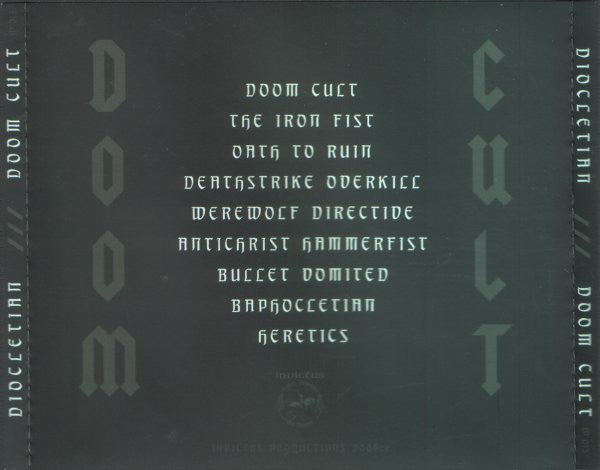 Diocletian : Doom Cult (CD, Album, RE)