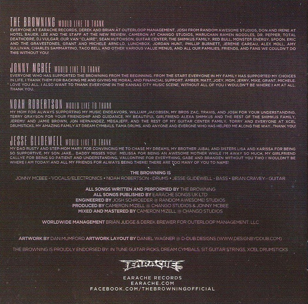 The Browning : Burn This World (2xCD, Album)