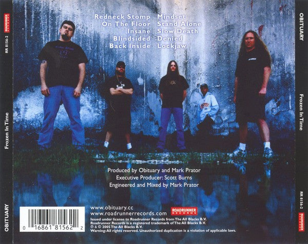 Obituary : Frozen In Time (CD, Album)