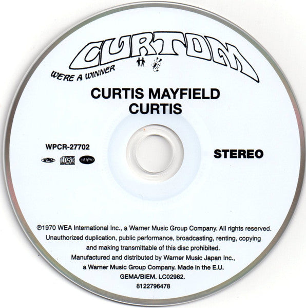 Curtis Mayfield = Curtis Mayfield : Curtis = カーティス (CD, Album, RE, RM)