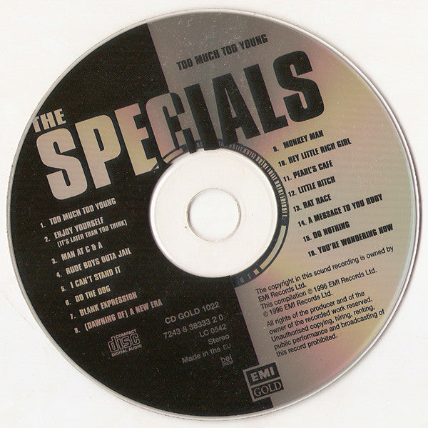 The Specials : Too Much Too Young (CD, Comp)