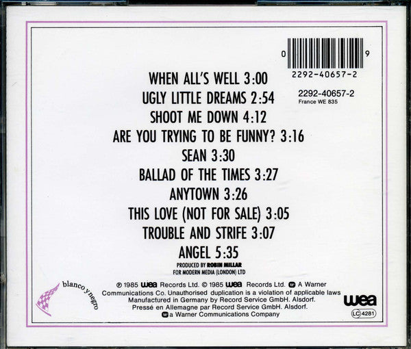 Everything But The Girl : Love Not Money (CD, Album, RE)