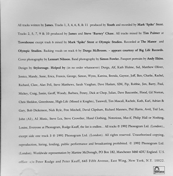 James : Seven (CD, Album)