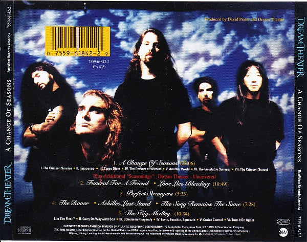 Dream Theater : A Change Of Seasons (CD, EP, RE, RP)