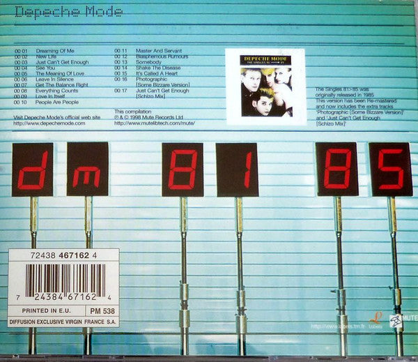 Depeche Mode : The Singles 81>98 (Box, Comp, RE + CD, Comp, RE, RM + 2xCD, Comp, RE,)