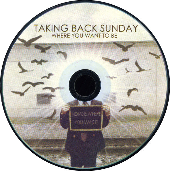 Taking Back Sunday : Where You Want To Be (CD, Album, Enh + CD, Enh, Promo, Smplr)
