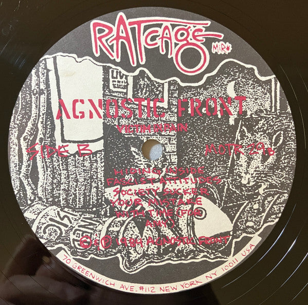 Agnostic Front : Victim In Pain (LP, Album, Gat)