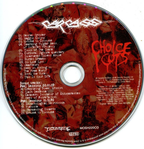 Carcass : Choice Cuts (CD, Comp)