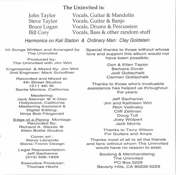 The Uninvited (4) : Pop This (CD, Album)