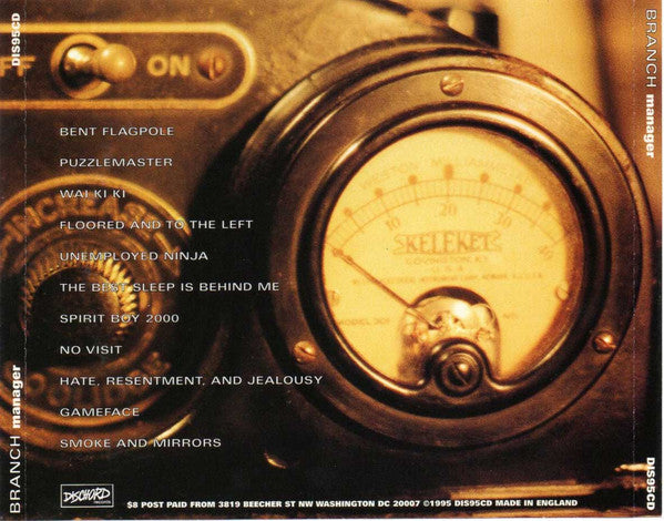 Branch Manager : Branch Manager (CD, Album)