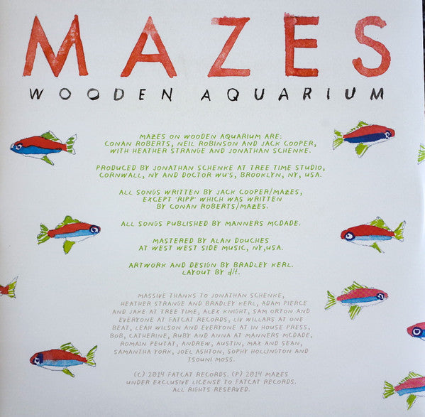 Mazes : Wooden Aquarium (LP, Album)