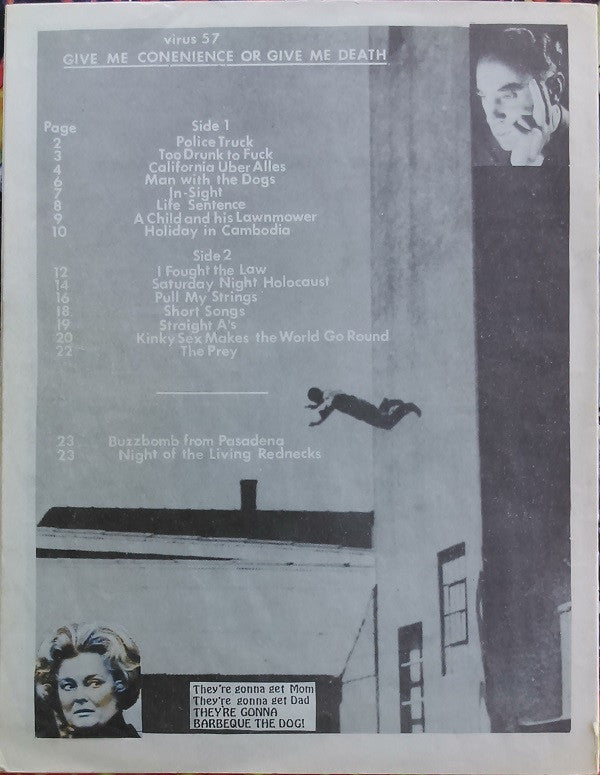 Dead Kennedys : Give Me Convenience Or Give Me Death (LP, Comp + Flexi, 7")