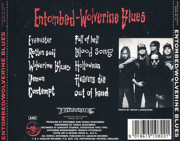 Entombed : Wolverine Blues (CD, Album)
