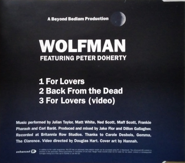 Wolfman (3) Featuring Peter Doherty* : For Lovers (CD, Single, Enh)