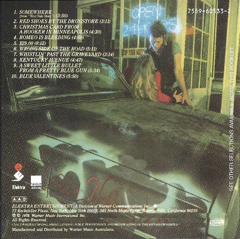 Tom Waits : Blue Valentine (CD, Album, RE, RP)