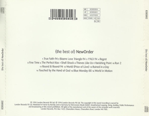 NewOrder* : (The Best Of) NewOrder (CD, Comp, PDO)