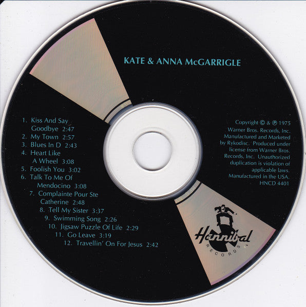 Kate & Anna McGarrigle : Kate & Anna McGarrigle (CD, Album, RE)