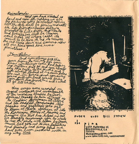 The Saddest Landscape / The Pine : The Saddest Landscape / The Pine (7", Ltd)