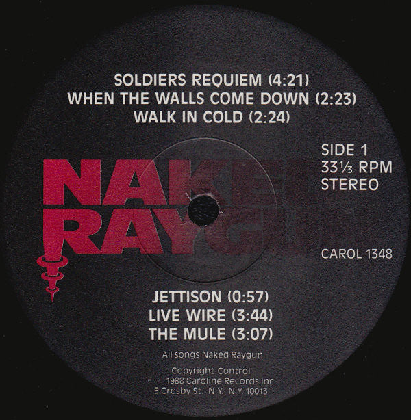 Naked Raygun : Jettison (LP, Album)