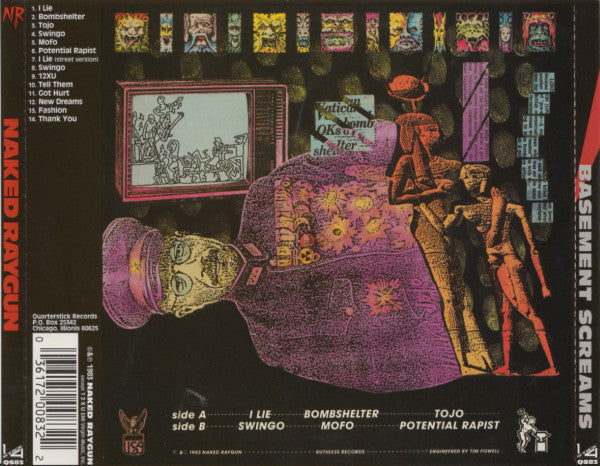 Naked Raygun : Basement Screams (CD, EP, RE, RM)