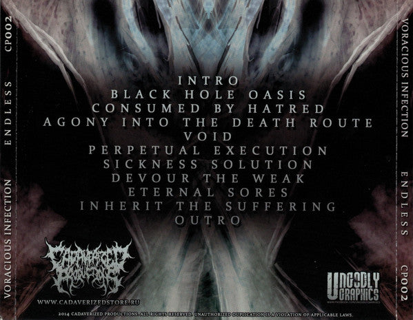 Voracious Infection : Endless (CD, Album)
