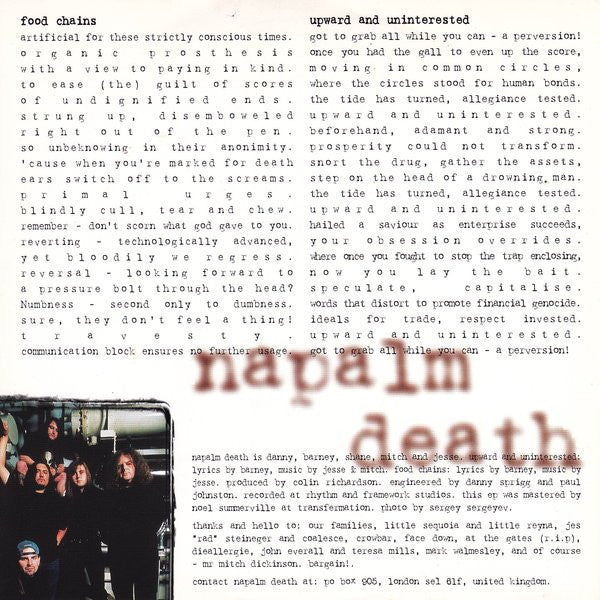 Napalm Death / Coalesce : In Tongues We Speak (7")
