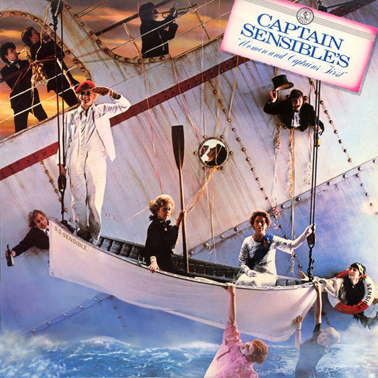 Captain Sensible : Women And Captains First (LP, Album, Ast)