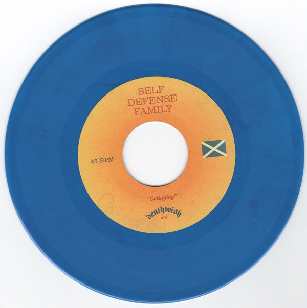 Self Defense Family : Indoor Wind Chimes b/w Cottaging (7", Single, Blu)