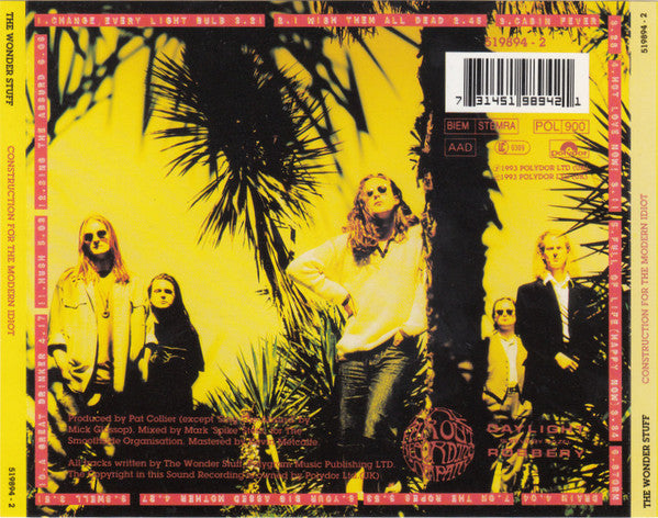 The Wonder Stuff : Construction For The Modern Idiot (CD, Album)