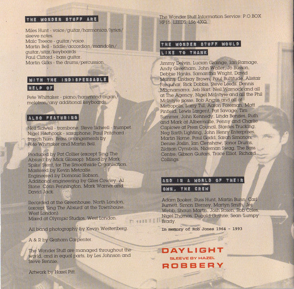 The Wonder Stuff : Construction For The Modern Idiot (CD, Album)