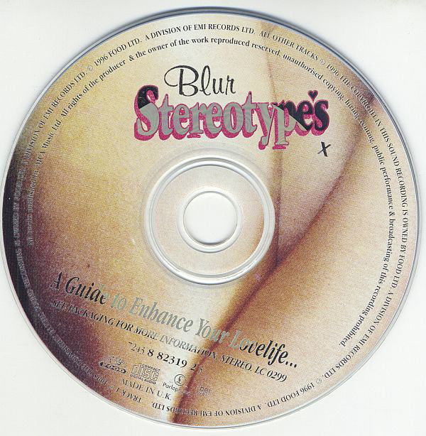 Blur : Stereotypes (CD, Single)