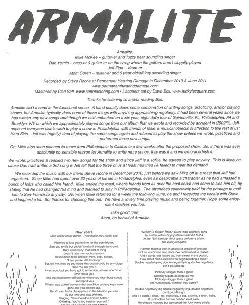 Armalite (2) : Humungous (7", RP, Red)