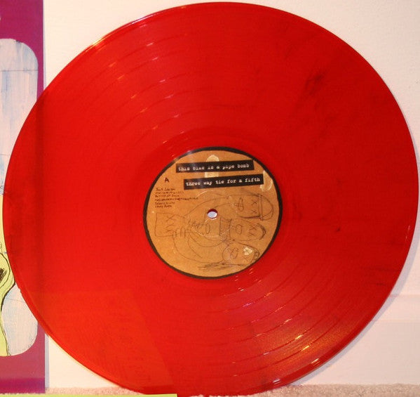 This Bike Is A Pipe Bomb : Three Way Tie For A Fifth (LP, Album, Red)