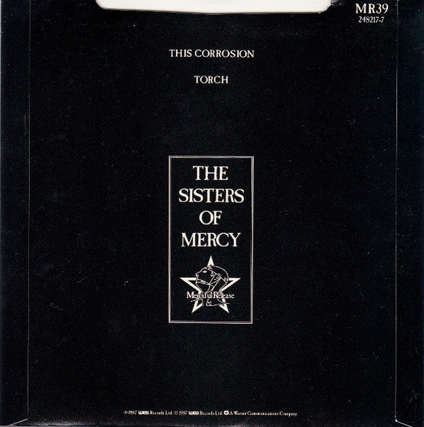 The Sisters Of Mercy : This Corrosion (7", Single, PRS)
