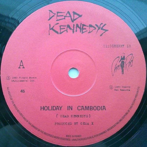 Dead Kennedys : Holiday In Cambodia (12", Single)