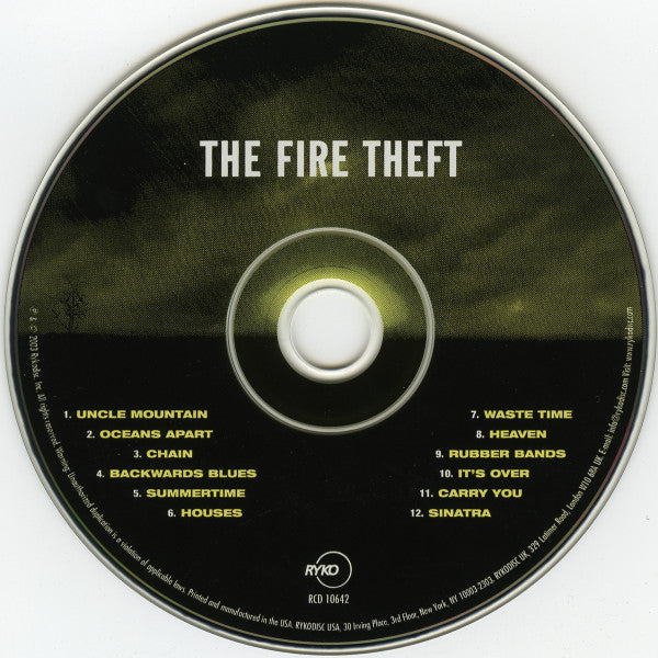 The Fire Theft : The Fire Theft (CD, Album)