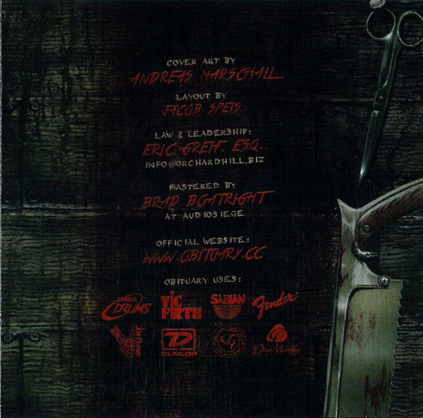 Obituary : Inked In Blood (CD, Album, O-c)
